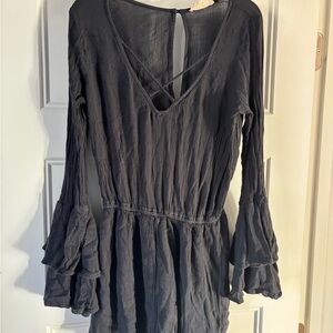 Hollister Elegant Black Romper medium